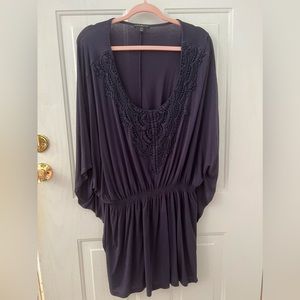 Lane Bryant Navy Blue Blouse